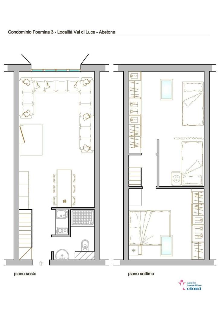 Mansarda-Quadri-Locale-Val-di-Luce-Abetone-Mq-70-Due-Livelli-Piano-Sesto-1
