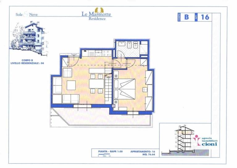 Mansarda-Trilocale-Le-Motte-Abetone-Mq-65-Due-Livelli-Secondo-Piano-Balcone-Cantina-Garage-2-2