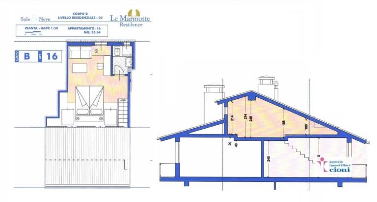 Mansarda-Trilocale-Le-Motte-Abetone-Mq-65-Due-Livelli-Secondo-Piano-Balcone-Cantina-Garage-3-2