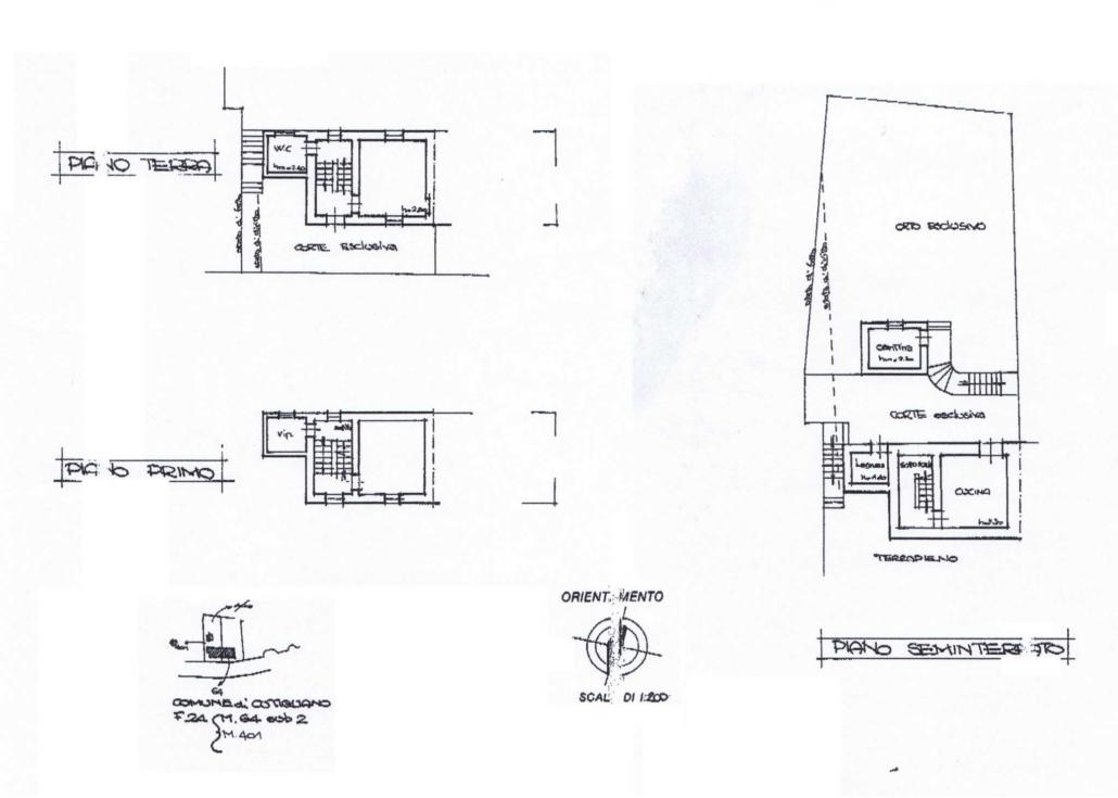 Villetta-Bifamiliare-Pianosinatico-Porzione-Terra-Tetto-Tre-Vani-Mq-130